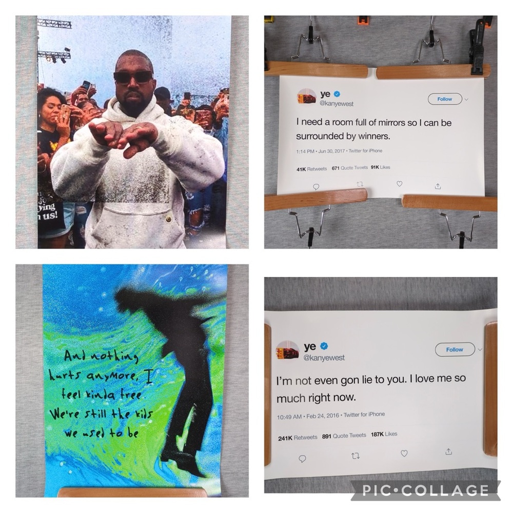 ‘Kanye West/ Ye’ Themed Print Posters